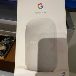 Google Nest Audio in Light Gray